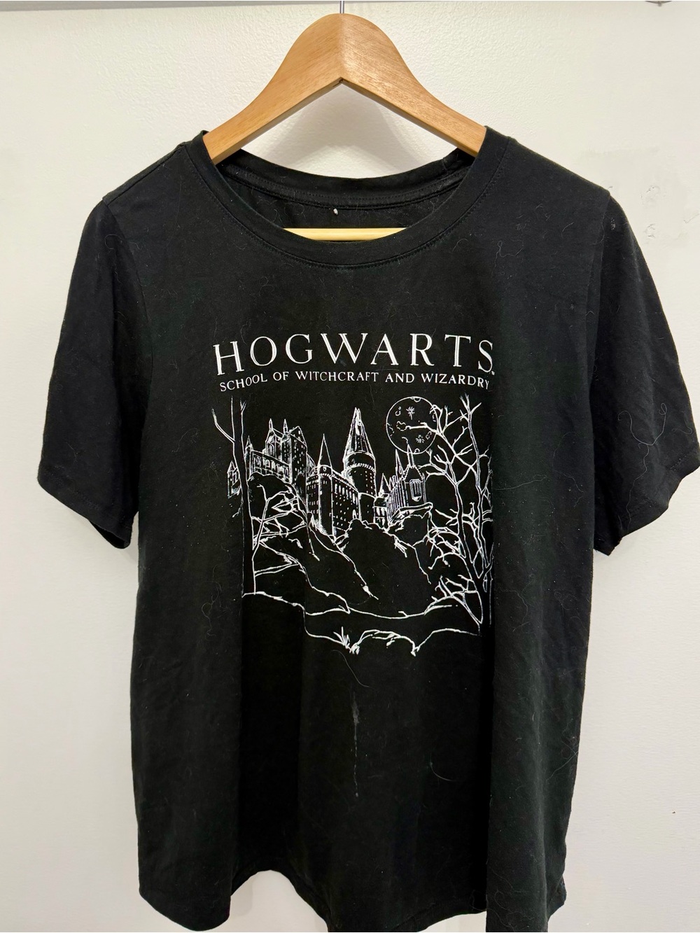 Warner Bros. Harry Potter Black and White Logo Tee